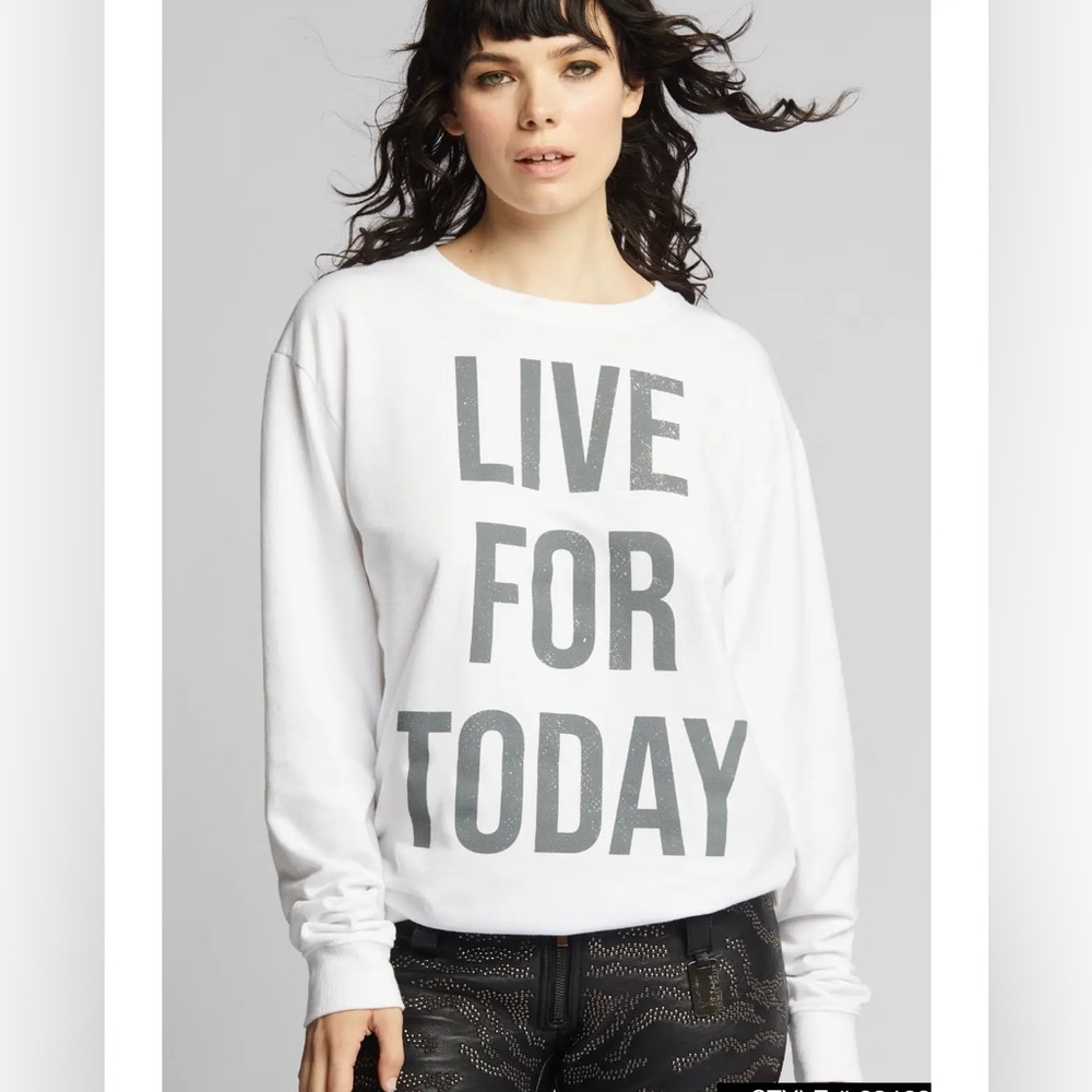 RECYCLED KARMA Live For Today Sweatshirt